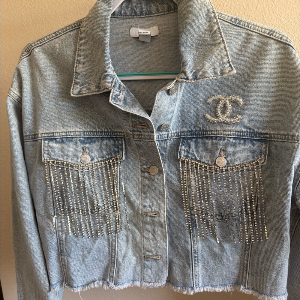 Country jean jacket custom